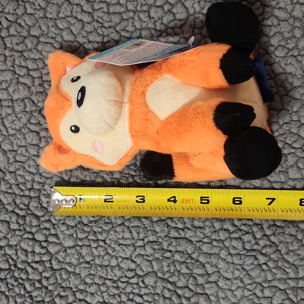 NWT Frisco By Chewy Camping Fox Plush Squeaky Dog Toy - Picture 4 of 5